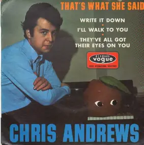 Chris Andrews - That's What She Said