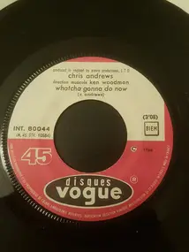 Chris Andrews - Watcha Gonna Do Now / Lady Oh Lady