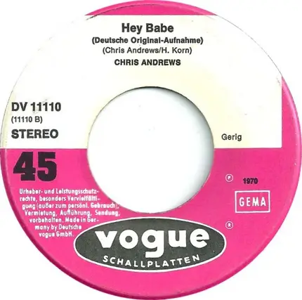 Chris Andrews - Yoyo
