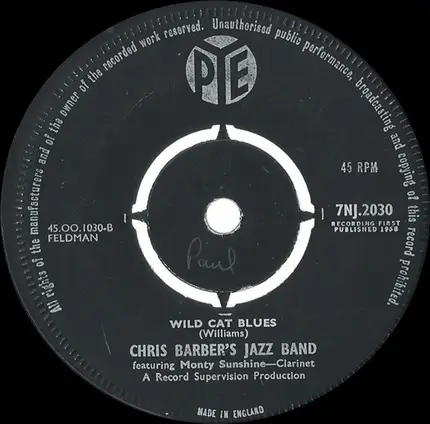 Chris Barber's Jazz Band - Bill Bailey Won't You Please Come Home