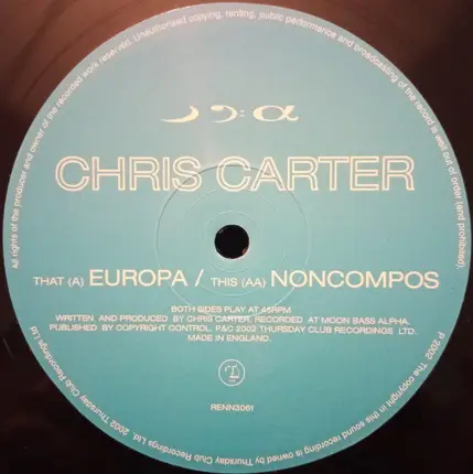 Chris Carter - Europa / Noncompos