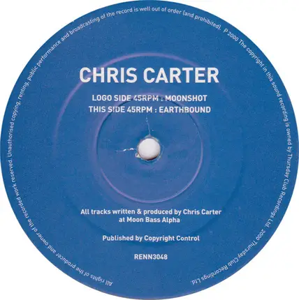 Chris Carter - Moonshot / Earthbound