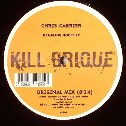 Chris Carrier - Rambling House EP