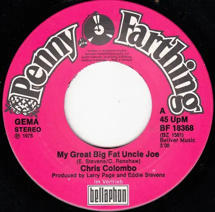 Chris Colombo - My Great Big Fat Uncle Joe