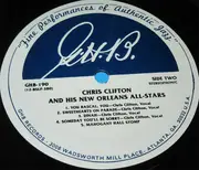 LP - Chris Clifton And His New Orleans All-Stars - Memories Of A Friend