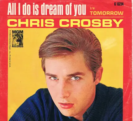 Chris Crosby - All I Do Is Dream Of You/Tomorrow