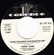 Chris Dane - Love You Didn't Do Right By Me   Stella By Starlight