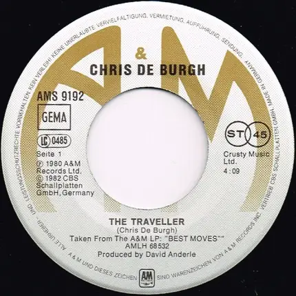 Chris De Burgh - The Traveller