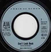7inch Vinyl Single - Chris de Burgh - Don't Look Back