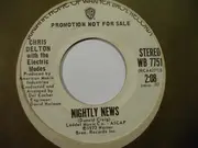 7inch Vinyl Single - Chris Delton With The Electric Modes - Nightly News