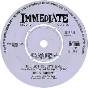 Chris Farlowe - The Last Goodbye