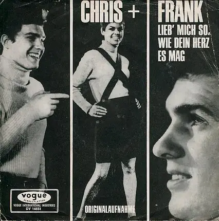 Chris & Frank / Ingrid Winkler - Lieb' Mich So Wie Dein Herz Es Mag / Aus Alten Scherben Wird Kein Neues Glück