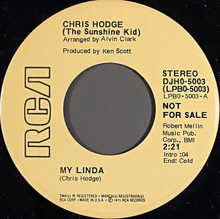 Chris Hodge - My Linda