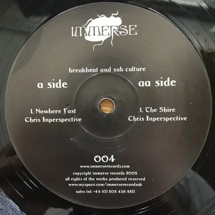 Chris Inperspective - Nowhere Fast  / The Shire