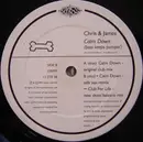 12inch Vinyl Single - Chris & James - Calm Down (Bass Keeps Pumpin')