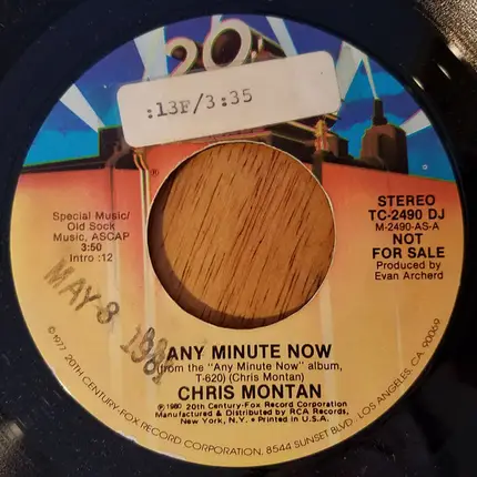 Chris Montan - Any Minute Now