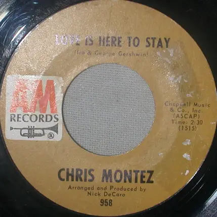 Chris Montez - Nothing To Hide