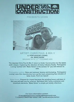 Chris Paul & Mia V - Portuguese Living / Make Noise