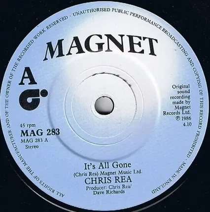 Chris Rea - It's All Gone