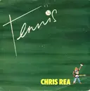 7inch Vinyl Single - Chris Rea - Tennis - Tennis Ball Custom Labels