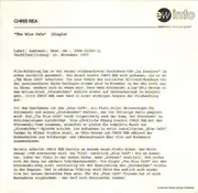 CD Single - Chris Rea - The Blue Cafe