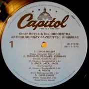 LP - Chuy Reyes & His Orchestra - Arthur Murray Favorites - RHUMBAS - Mono