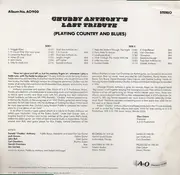 LP - Chubby Anthony - Chubby Anthony's Last Tribute (Playing Country And Blues)