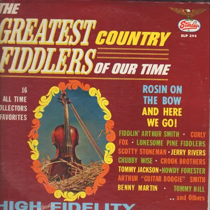 Chubby Wise, Tommy jackson, a.o. - The Greatest Country Fiddlers Of Our Time