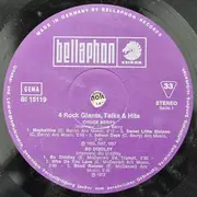 LP - Chuck Berry , Bo Diddley , Carl Perkins , Jerry Lee Lewis - 4 Rock Giants, Talks & Hits