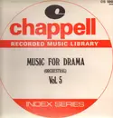 LP - Chuck Cassey, Johnny Burt, Frank Denning, a.o. - Music For Drama (Orchestral) Vol. 5