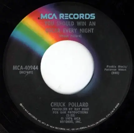 Chuck Pollard - Wet, Wild And Warm / You Should Win An Oscar Every Night