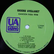 LP - Chucho Avellanet - Canción Para Vivir