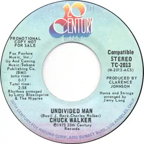 Chuck Walker - Undivided Man