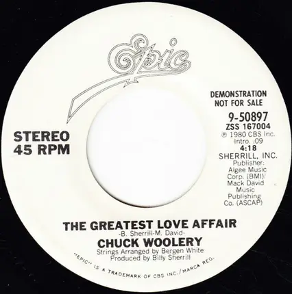 Chuck Woolery - The Greatest Love Affair