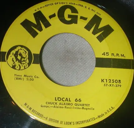 Chuck Alaimo Quartet - How I Love You / Local 66