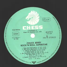 Chuck Berry - Rock'n'Roll Superstar Chuck Berry 16 Super Hits