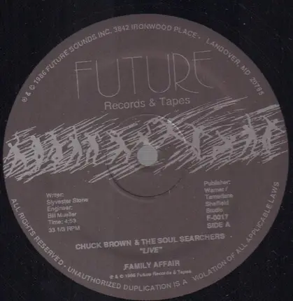 Chuck Brown & The Soul Searchers - Family Affair / The Christmas Song