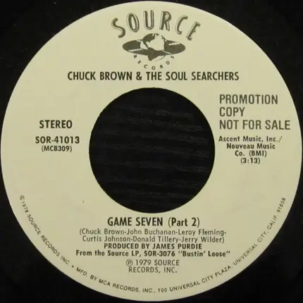 Chuck Brown & The Soul Searchers - Game Seven