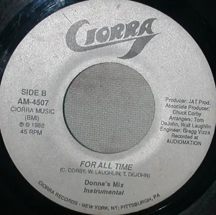 Chuck Corby And Lori Jenaire With Quiet Storm - For All Time