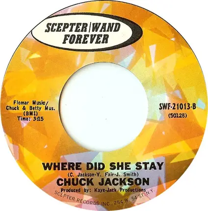 Chuck Jackson - I Don't Want to Cry