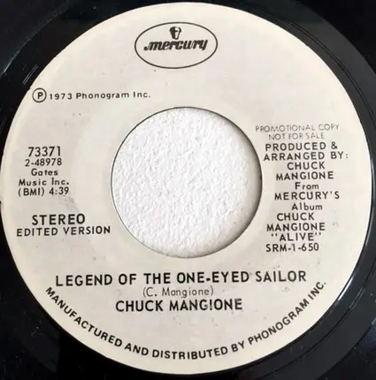 Chuck Mangione - Last Tango In Paris/Legend Of The One-Eyed Sailor