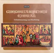 Double LP - Chœur Des Moines De L'Abbaye Saint-Pierre De Solesmes , Dom Joseph Gajard - Gregorianischer Choral • Gründonnerstag Und Karfreitag - Gatefold
