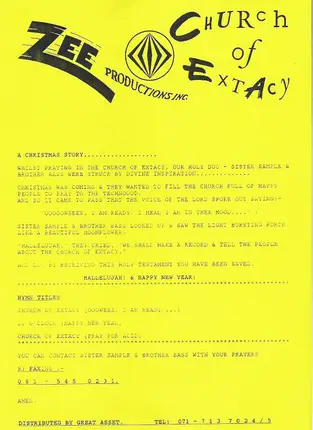 Church Of Extacy - Untitled