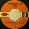 7inch Vinyl Single - Churchill & Orch. - Independence Day Hora / Shalom