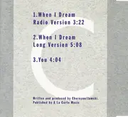 CD Single - Chyp-Notic - When I Dream
