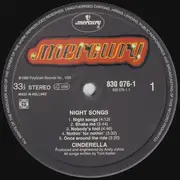 LP - Cinderella - Night Songs