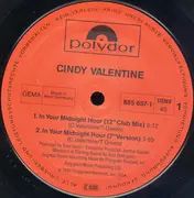 12inch Vinyl Single - Cindy Valentine - In Your Midnight Hour