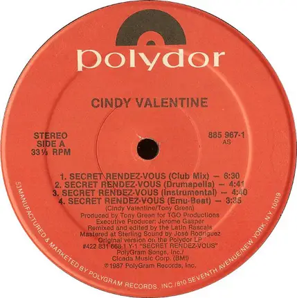 Cindy Valentine - Secret Rendez-vous