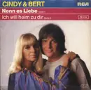 7inch Vinyl Single - Cindy & Bert - Nenn Es Liebe