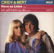 7inch Vinyl Single - Cindy & Bert - Nenn Es Liebe